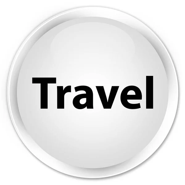 Bouton rond blanc premium Travel — Photo