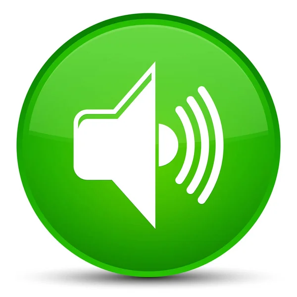 Volume icon special green round button