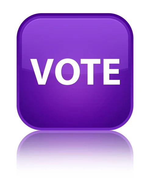 Vote special purple square button — Stock Photo, Image