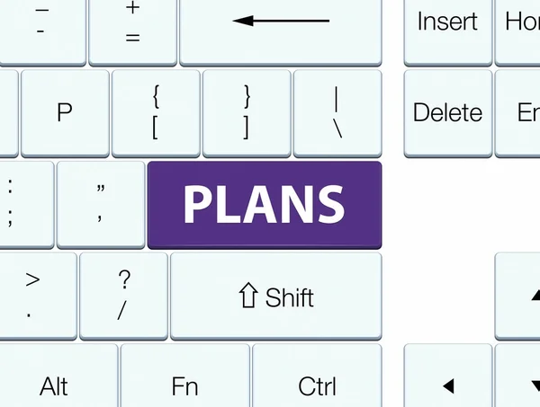 Plans touche de clavier violet — Photo