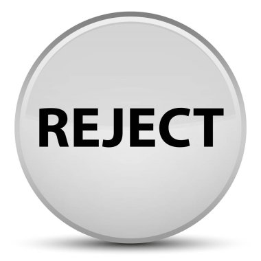 Özel beyaz yuvarlak düğmesini reddetmek