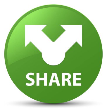 Paylaş yumuşak yeşil yuvarlak düğmesi