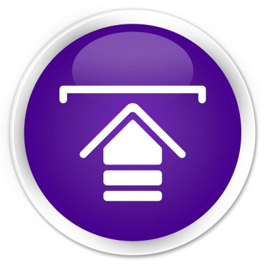 Simge sigorta primi düğmesini mor upload