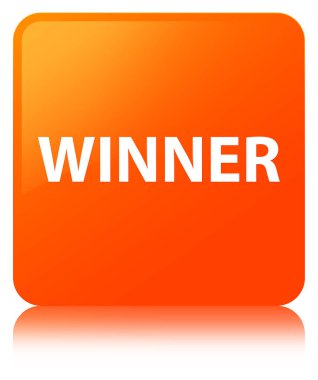 Kazanan turuncu kare düğme