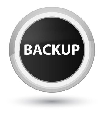 Yedek ana siyah yuvarlak düğmesi