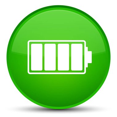 Batarya kutsal kişilerin resmi özel yeşil yuvarlak düğme