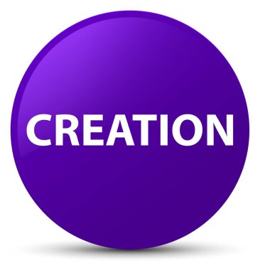 Oluşturma mor yuvarlak düğmesi