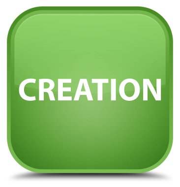 Oluşturma özel yumuşak yeşil kare düğme