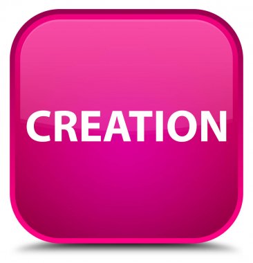 Oluşturma özel pembe kare düğme