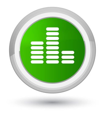 Equalizer'ı kutsal kişilerin resmi ana yeşil yuvarlak düğme