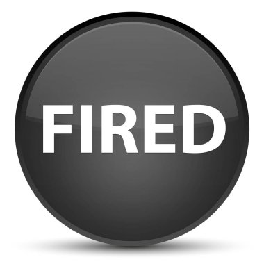 Özel siyah yuvarlak düğmeye ateş