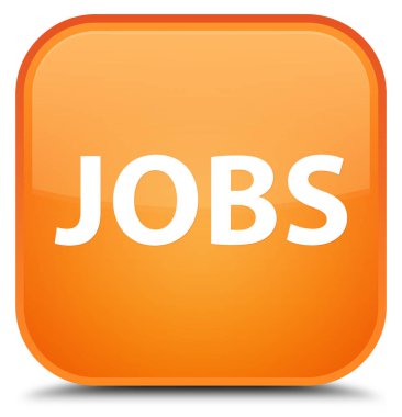 İşleri özel turuncu kare düğme