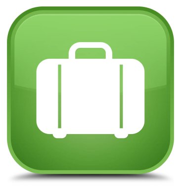 Çanta kutsal kişilerin resmi özel yumuşak yeşil kare düğme