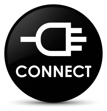 Siyah yuvarlak düğmeye bağlanmak