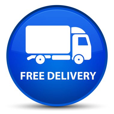 Ücretsiz teslimat özel mavi yuvarlak düğmesi