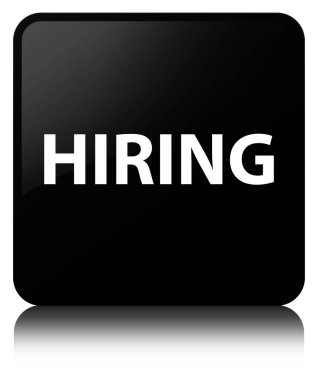 İşe siyah kare düğme