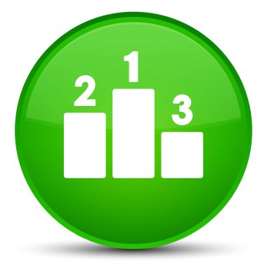 Podyum kutsal kişilerin resmi özel yeşil yuvarlak düğme