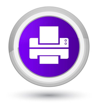 Yazıcı simgesini Ana mor yuvarlak düğmesi