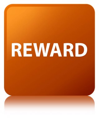 Ödül kahverengi kare düğme