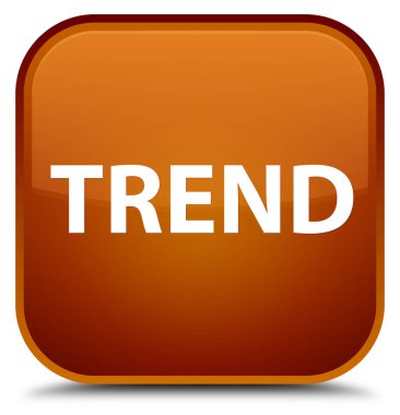 Eğilim özel kahverengi kare düğme