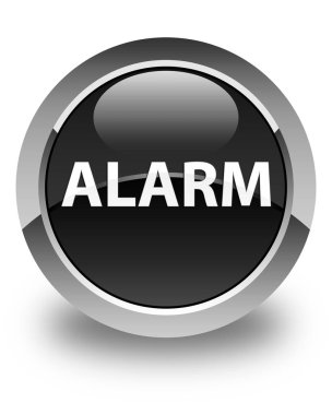 Alarm parlak düğme siyah