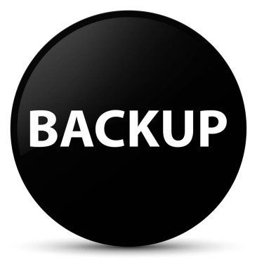 Yedek siyah yuvarlak düğmesi