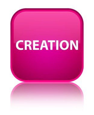 Oluşturma özel pembe kare düğme