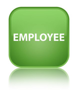 Çalışan özel yumuşak yeşil kare düğmesini