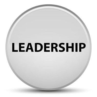 Liderlik özel beyaz yuvarlak düğmesi