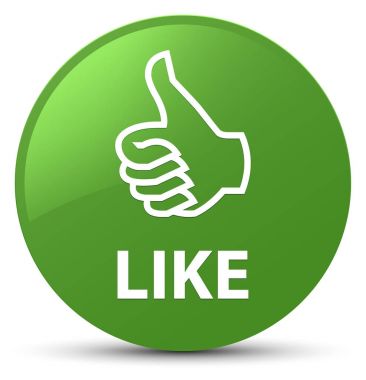 Düğme gibi yumuşak yeşil yuvarlak