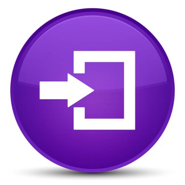 Oturum açma simgesi özel mor yuvarlak düğmesi