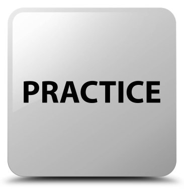 Uygulama beyaz kare düğme