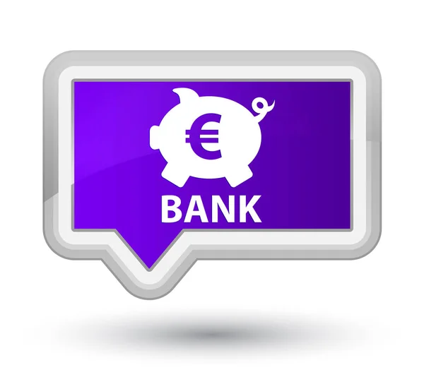 Банк (знак евро голубой коробки) — стоковое фото