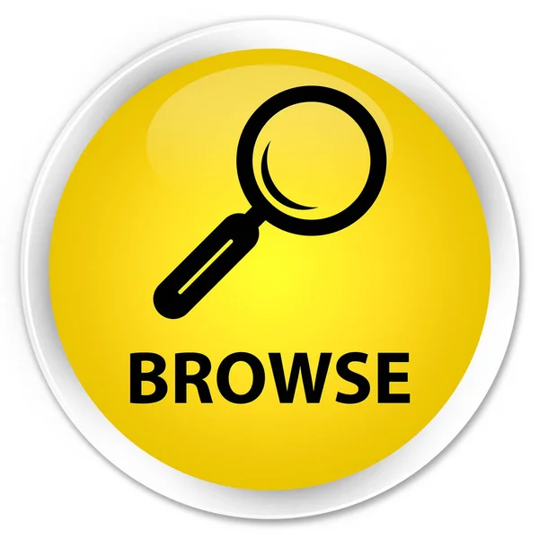 Durchsuchen Premium gelben runden Knopf — Stockfoto
