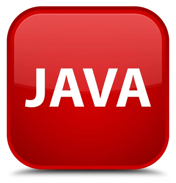 Java special red square button — Stock Photo, Image