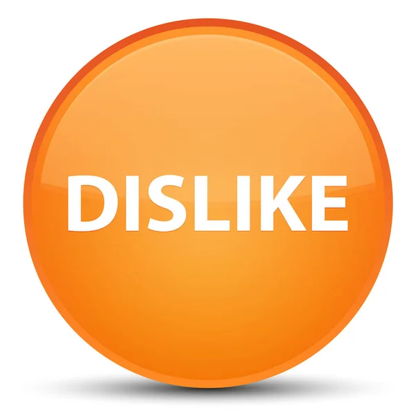 Nie lubią przycisk specjalny okrągły pomarańczowy — Zdjęcie stockowe