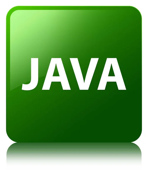 Java の緑四角ボタン — ストック写真