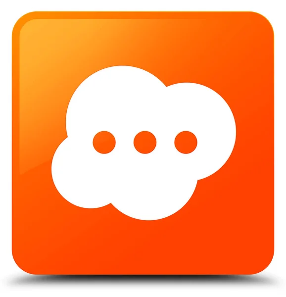 Brain icon orange square button