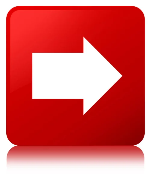 Next arrow icon red square button — Stock Photo, Image