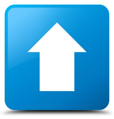 Ok simgesi mavi mavi kare düğmesini upload