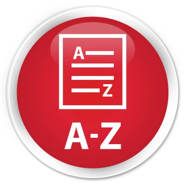 A-Z (liste sayfa simgesi) sigorta primi kırmızı yuvarlak düğmesi