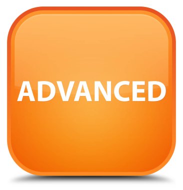 Gelişmiş özel turuncu kare düğme