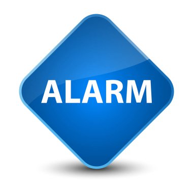 Alarm zarif mavi elmas düğmesi