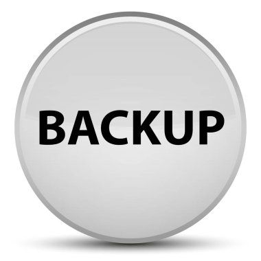 Yedek özel beyaz yuvarlak düğmesini