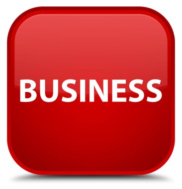 İş özel kırmızı kare düğme