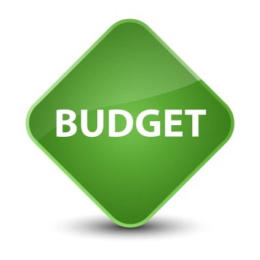 Bütçe zarif yumuşak yeşil elmas düğmesi