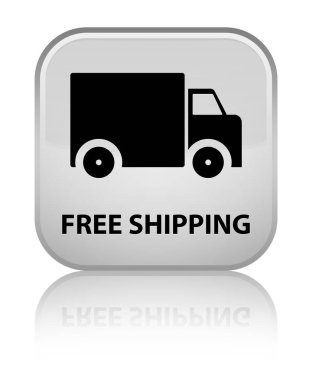 Özel beyaz kare düğme ücretsiz kargo