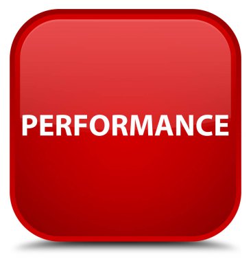 Performans özel kırmızı kare düğme