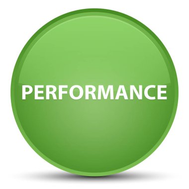 Performans özel yumuşak yeşil yuvarlak düğmesi