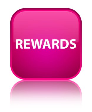 Ödüller özel pembe kare düğme